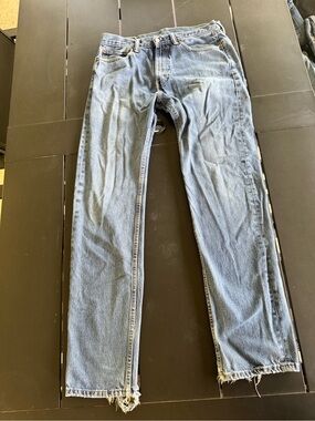 Men's Levi’s Straight-Leg Blue Denim Jeans